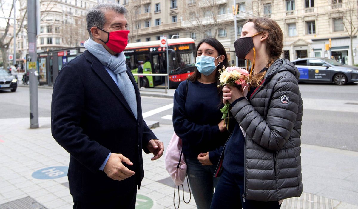 Laporta disfrutando de su día de reflexión