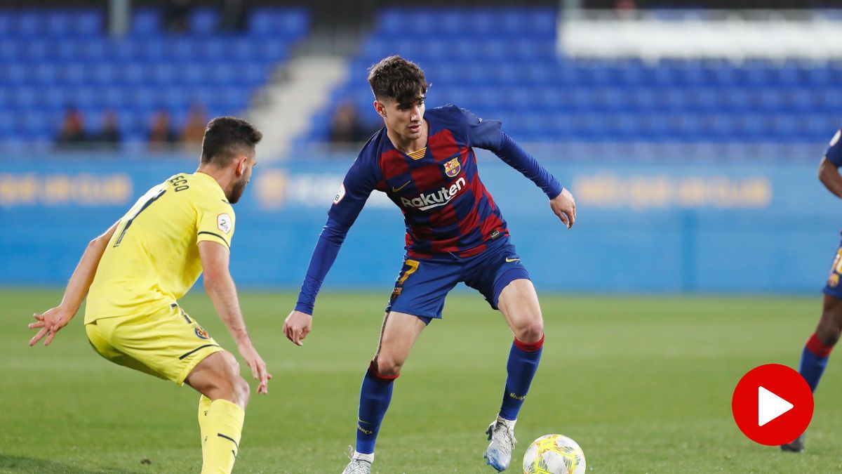 Alex Collado annotated a similar goal to the ones of Messi against the Llaragosta