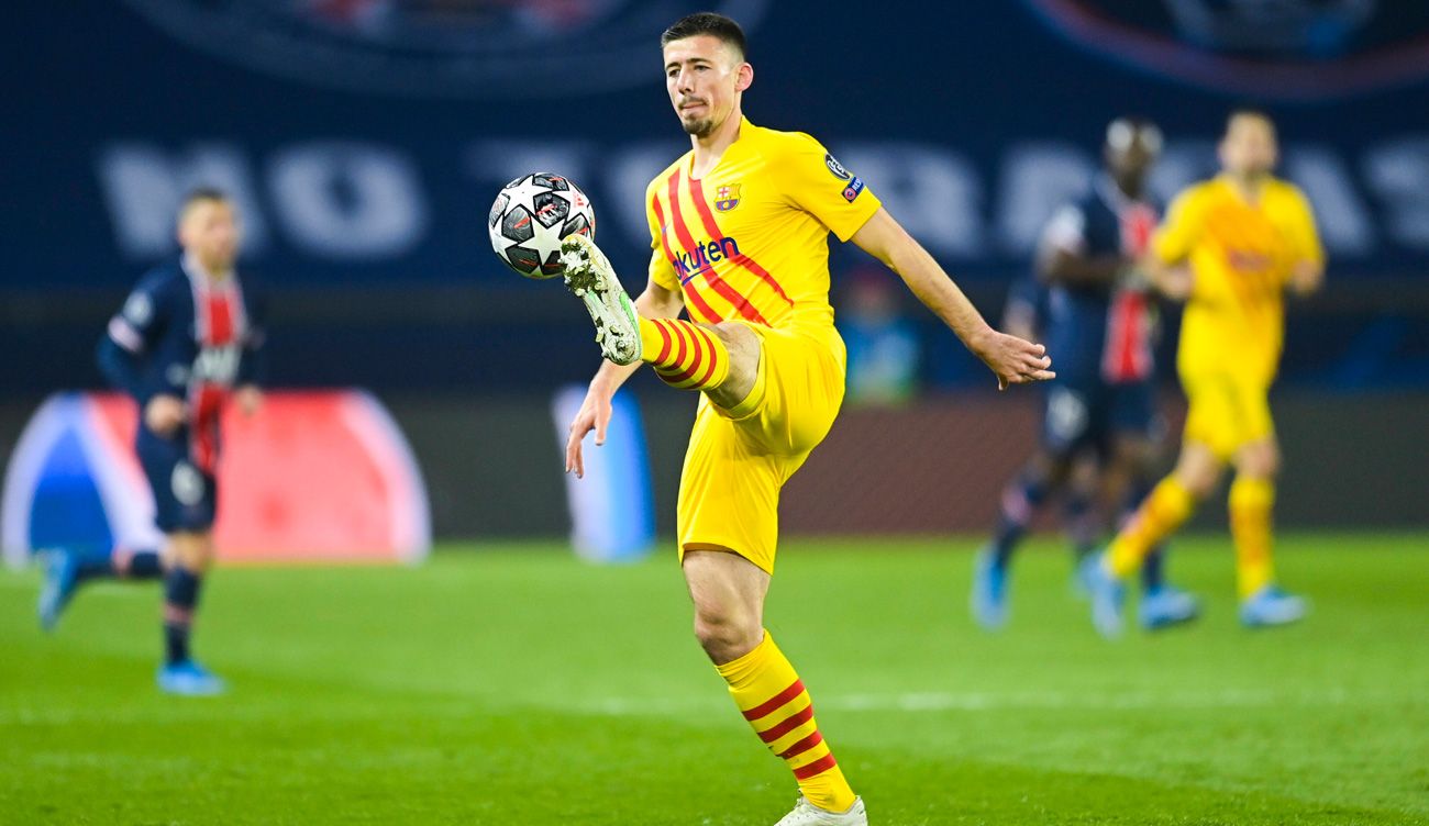 Clément Lenglet in the PSG-Barça