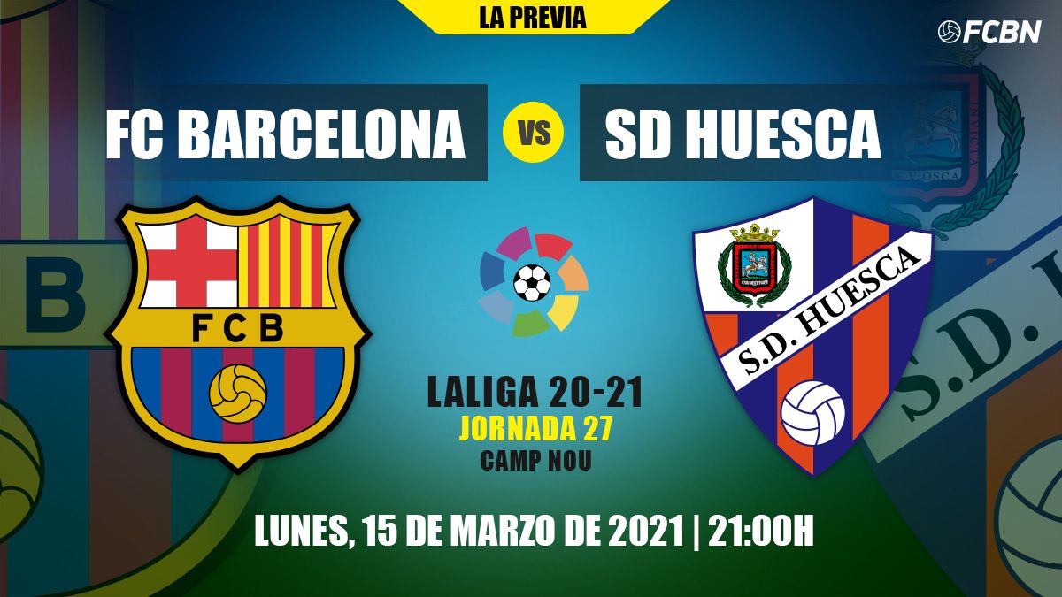 Previous of the FC Barcelona - SD Huesca of LaLiga