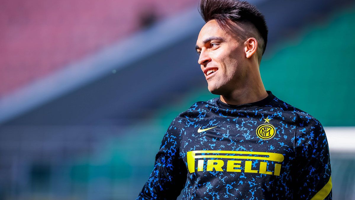 Lautaro Martínez, jugador del Inter de Milán