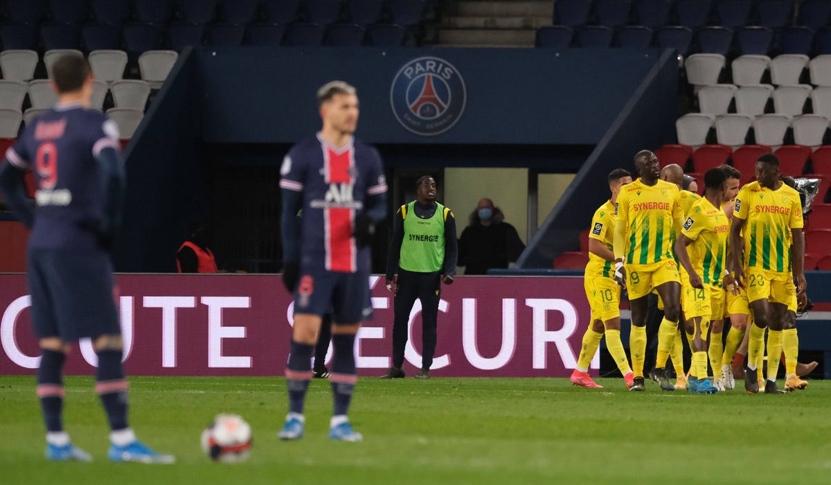 The PSG falls in front of the Nantes