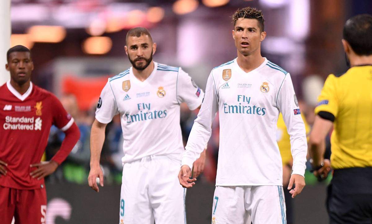 Benzema And Christian in the final of Champions of 2018
