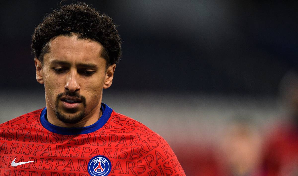 Marquinhos In a warming with the PSG