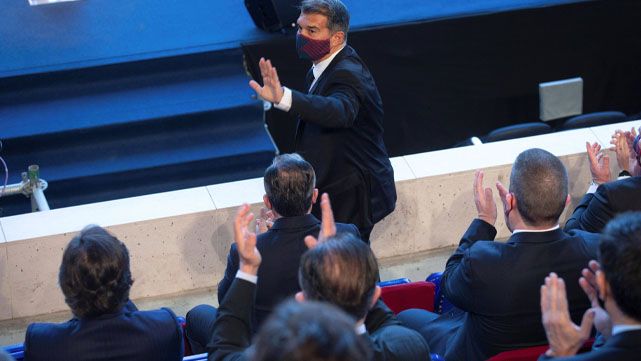 Joan Laporta, presidente del FC Barcelona