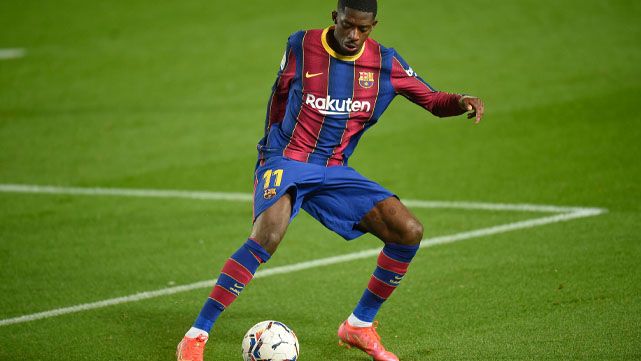 Dembélé decidió un partido difícil para el Barça