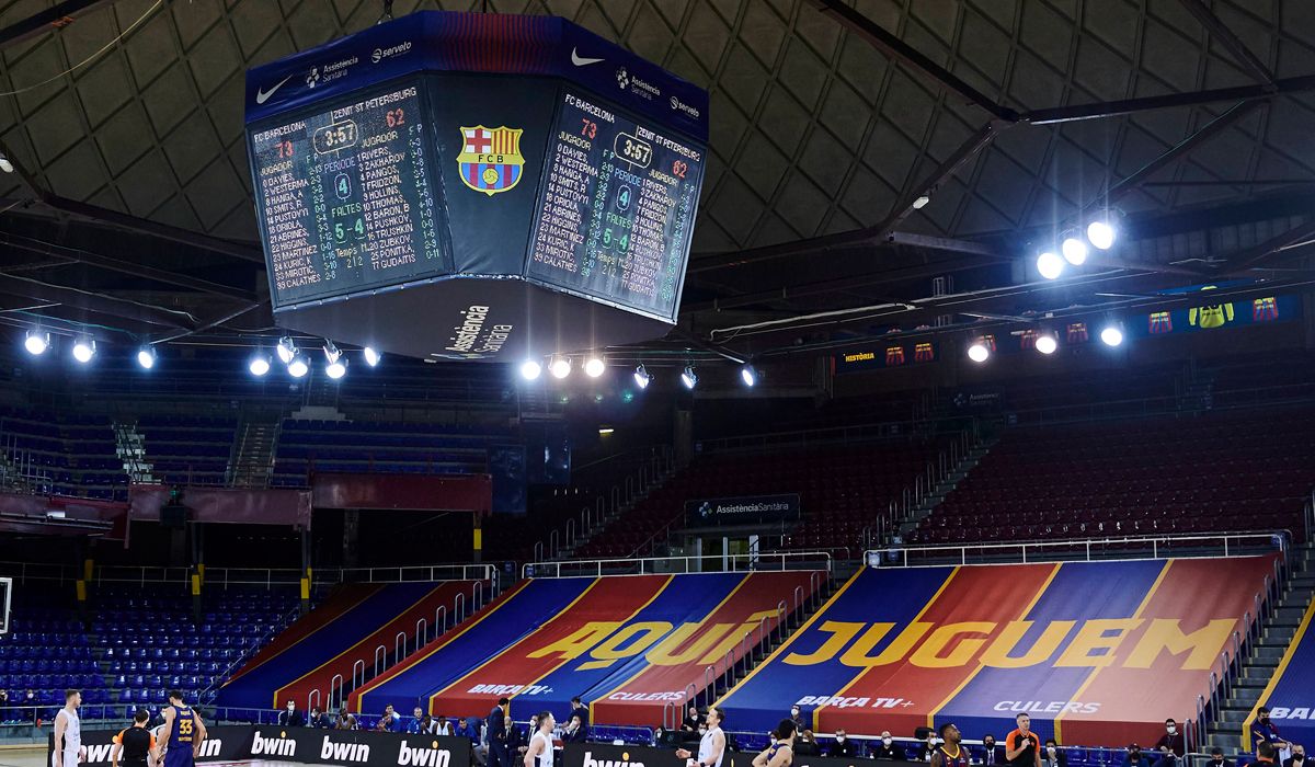 The Palau Blaugrana, in an image of archive