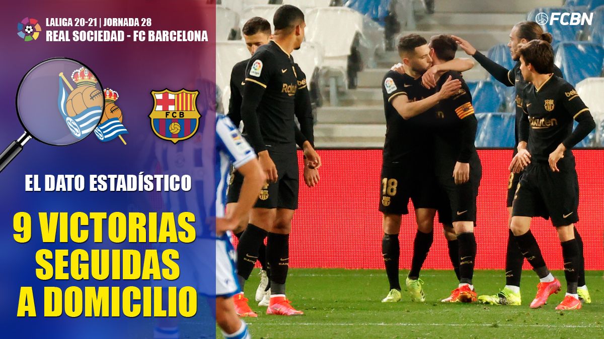Nine victories followed out of house for the Barcelona