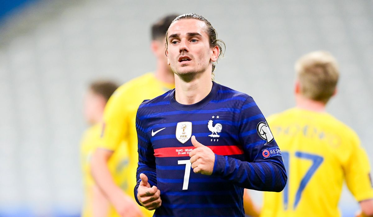 Antoine Griezmann, in a match with France