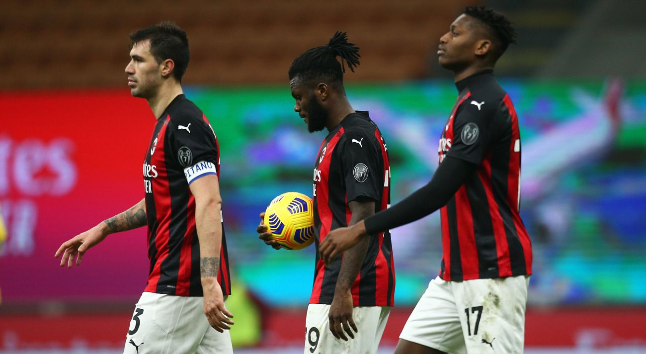 Romagnoli, Kessie and Leao, players of the Milan