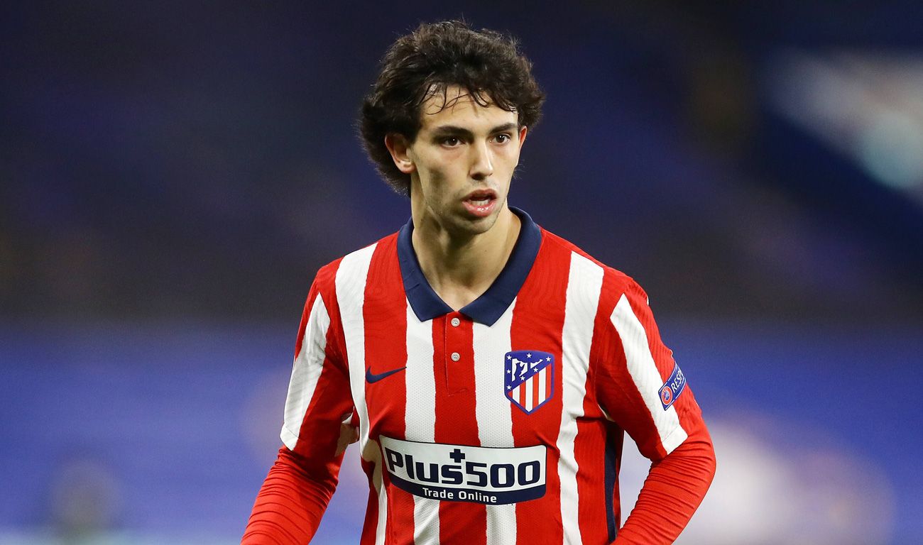 Joao Félix en un partido con el Atlético