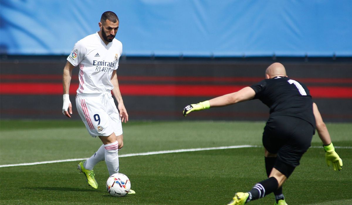 Karim Benzema, durante el Real Madrid-Eibar de LaLiga