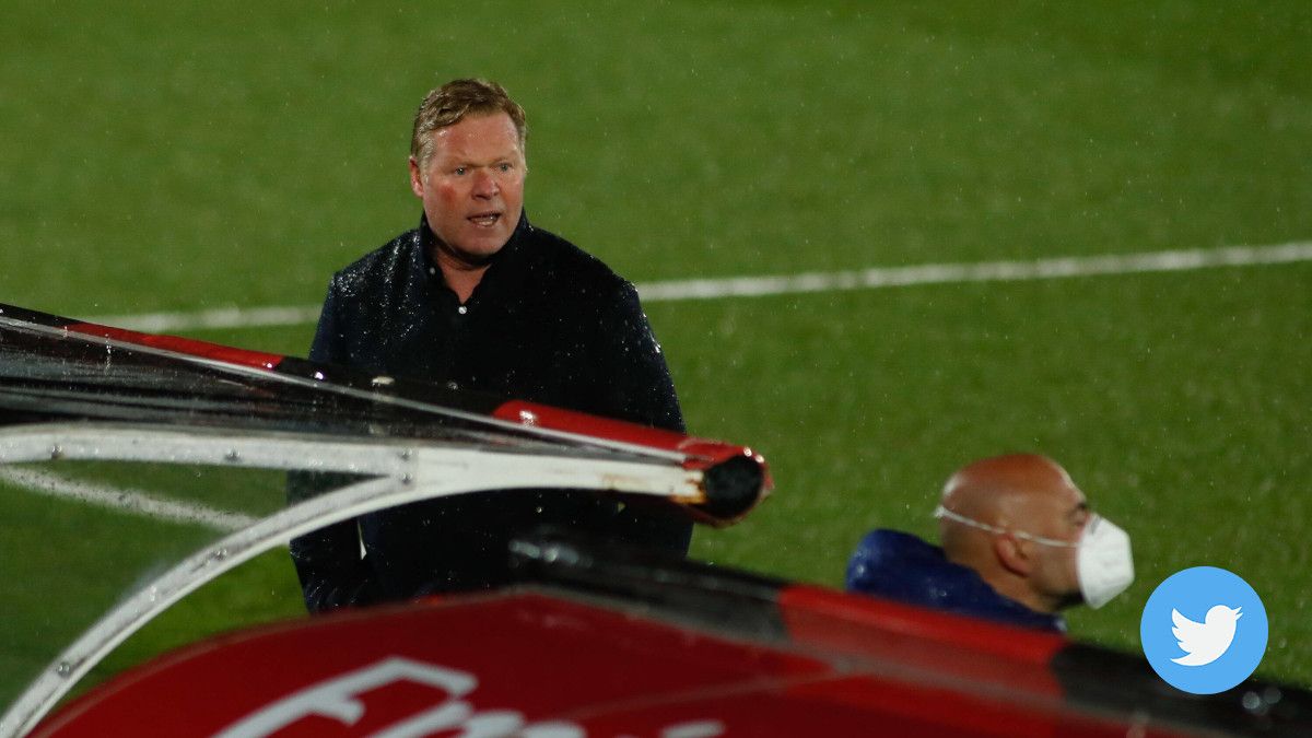 Ronald Koeman almost litigates  with a journalist when finishing the Classical