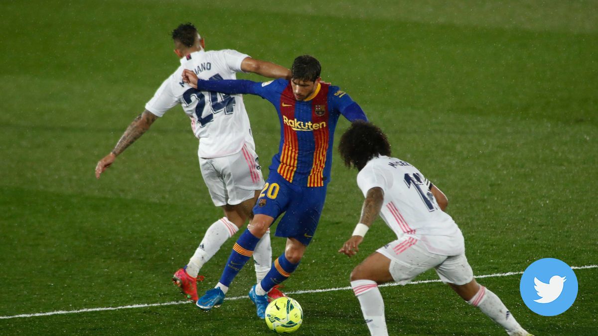Sergi Roberto also criticised the arbitration of the Classical