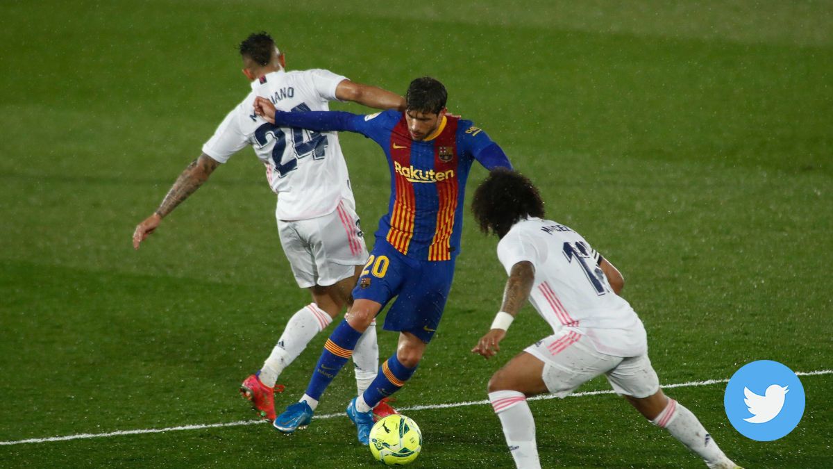 Sergi Roberto también criticó el arbitraje del Clásico