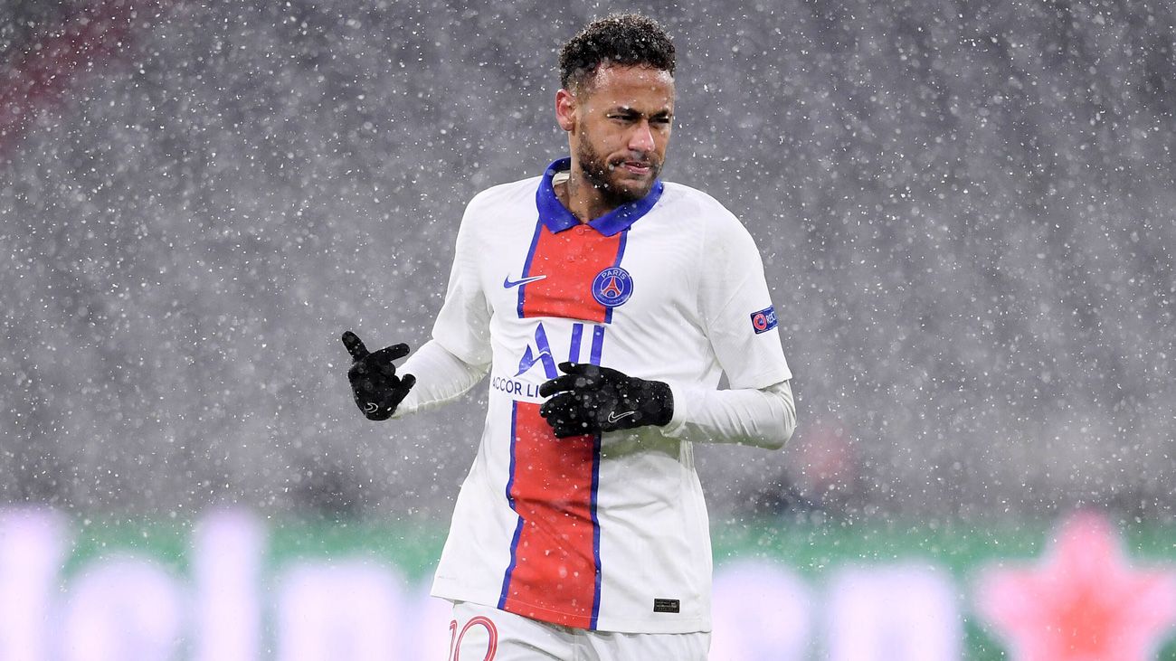 Neymar Jr en el PSG-Bayern