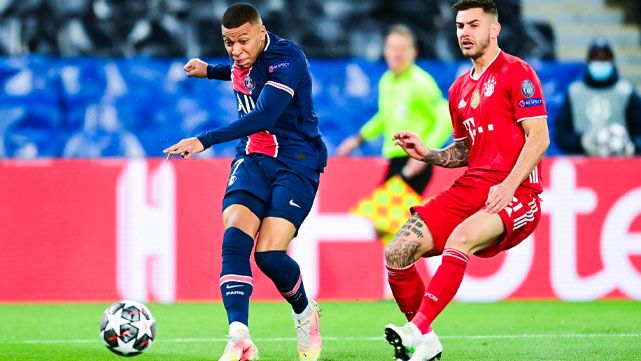 Big game of Mbappé in front of the Bayern