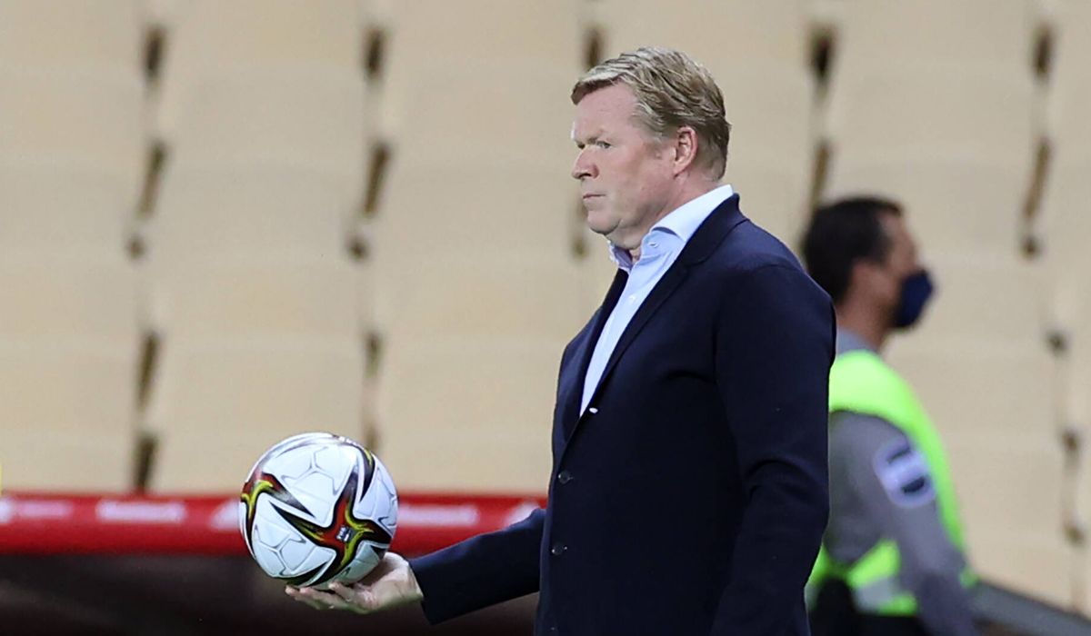 Ronald Koeman during the final of the Copa del Rey
