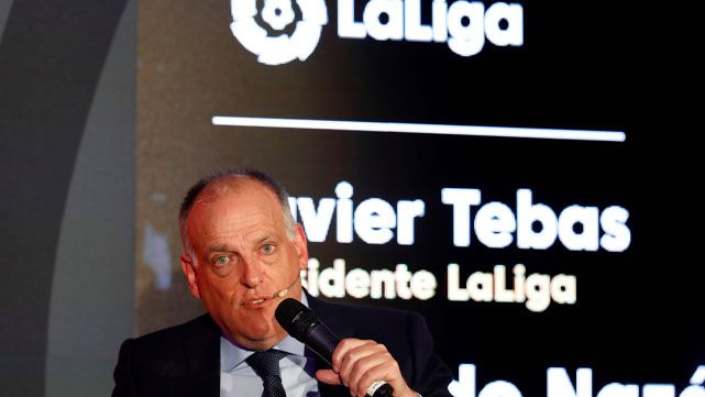 Javier Tebas, presidente de LaLiga