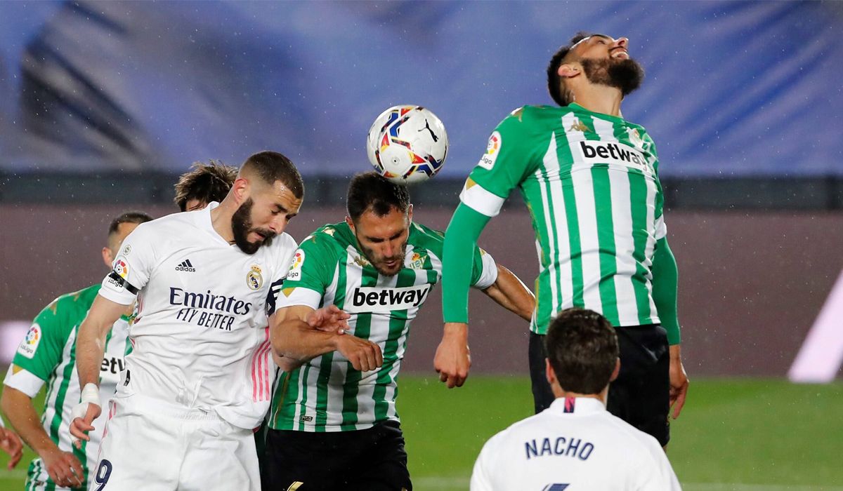 Karim Benzema, in a played during the Madrid-Betis of League