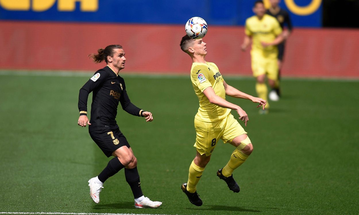 Griezmann Great two goals in front of the Villarreal