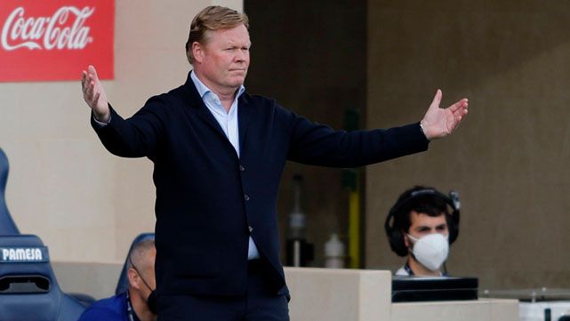 Ronald Koeman during a commitment