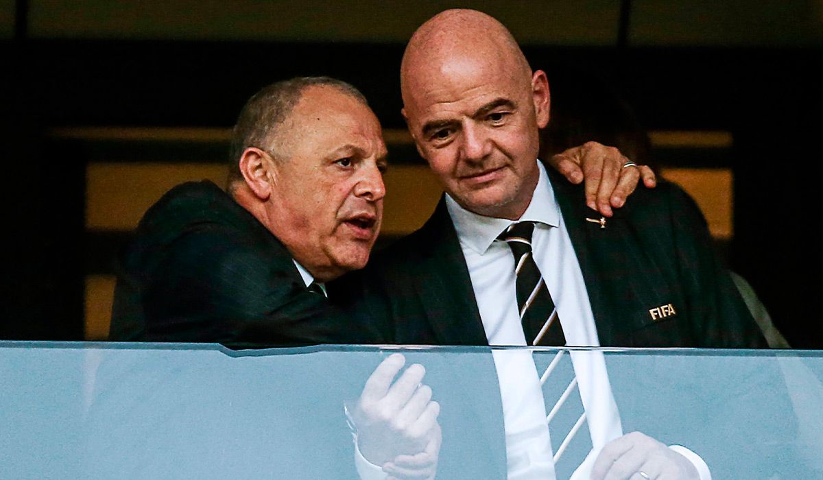 Abo Rida And Gianni Infantino, FIFA