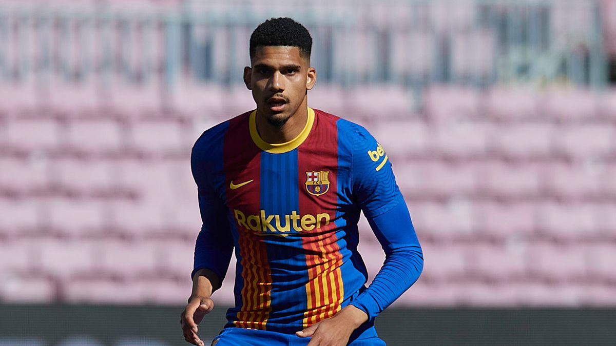 Ronald Araújo, during the Barça-Atleti of LaLiga