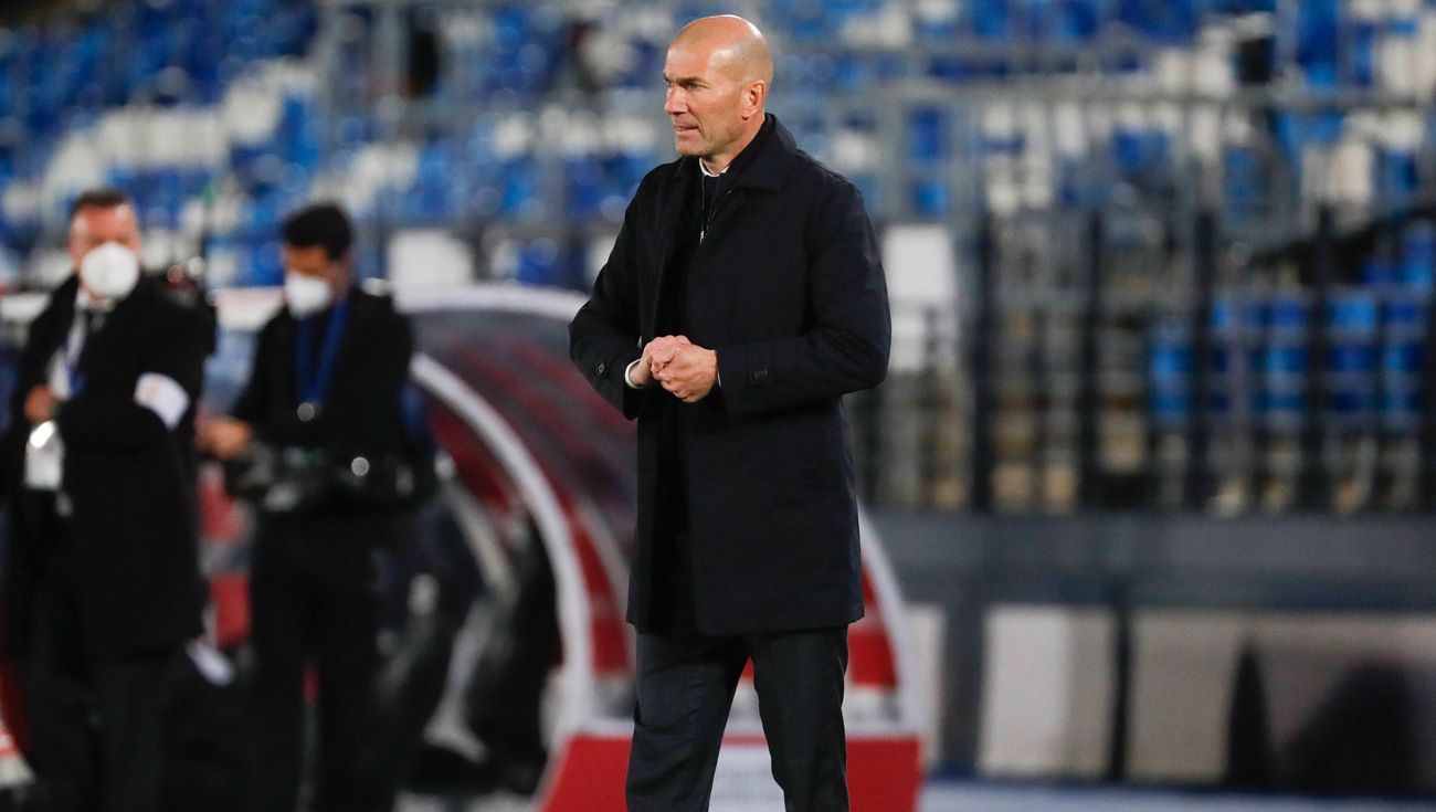 Zidane en el Madrid-Sevilla
