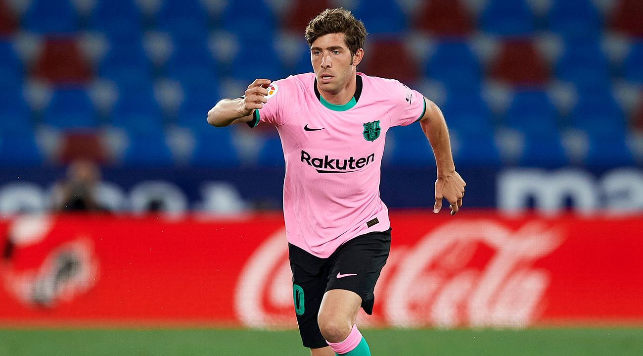 Sergi Roberto in the party in front of the Raise