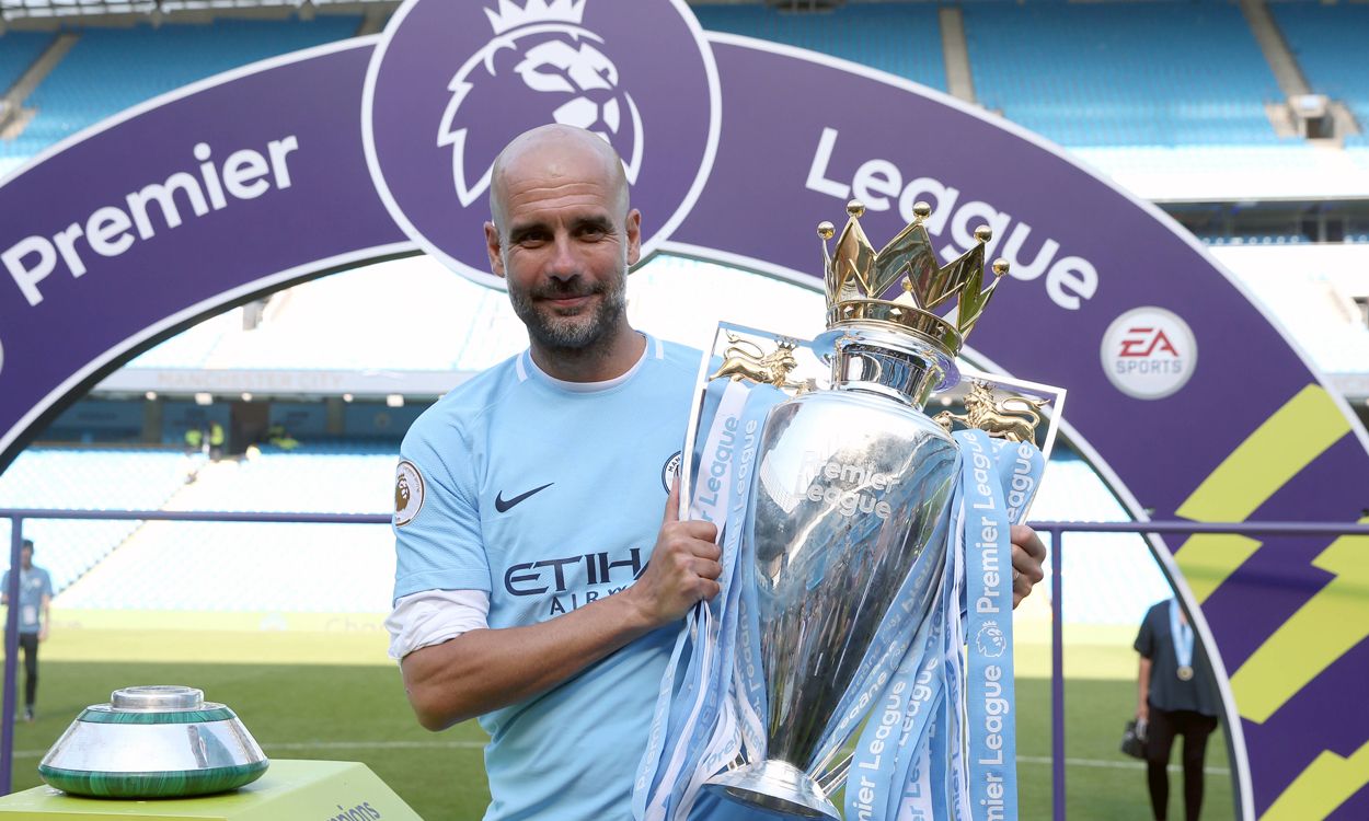 Guardiola With the title of Premier