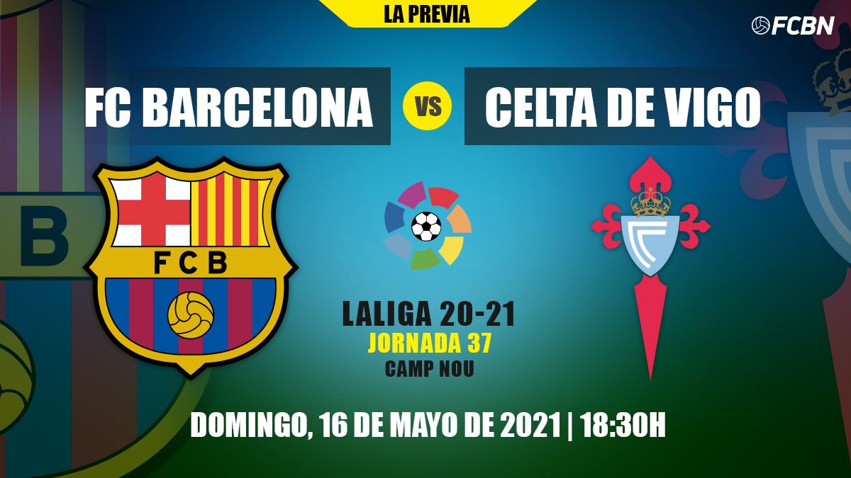 Previous of the FC Barcelona-Celtic of Vigo of LaLiga