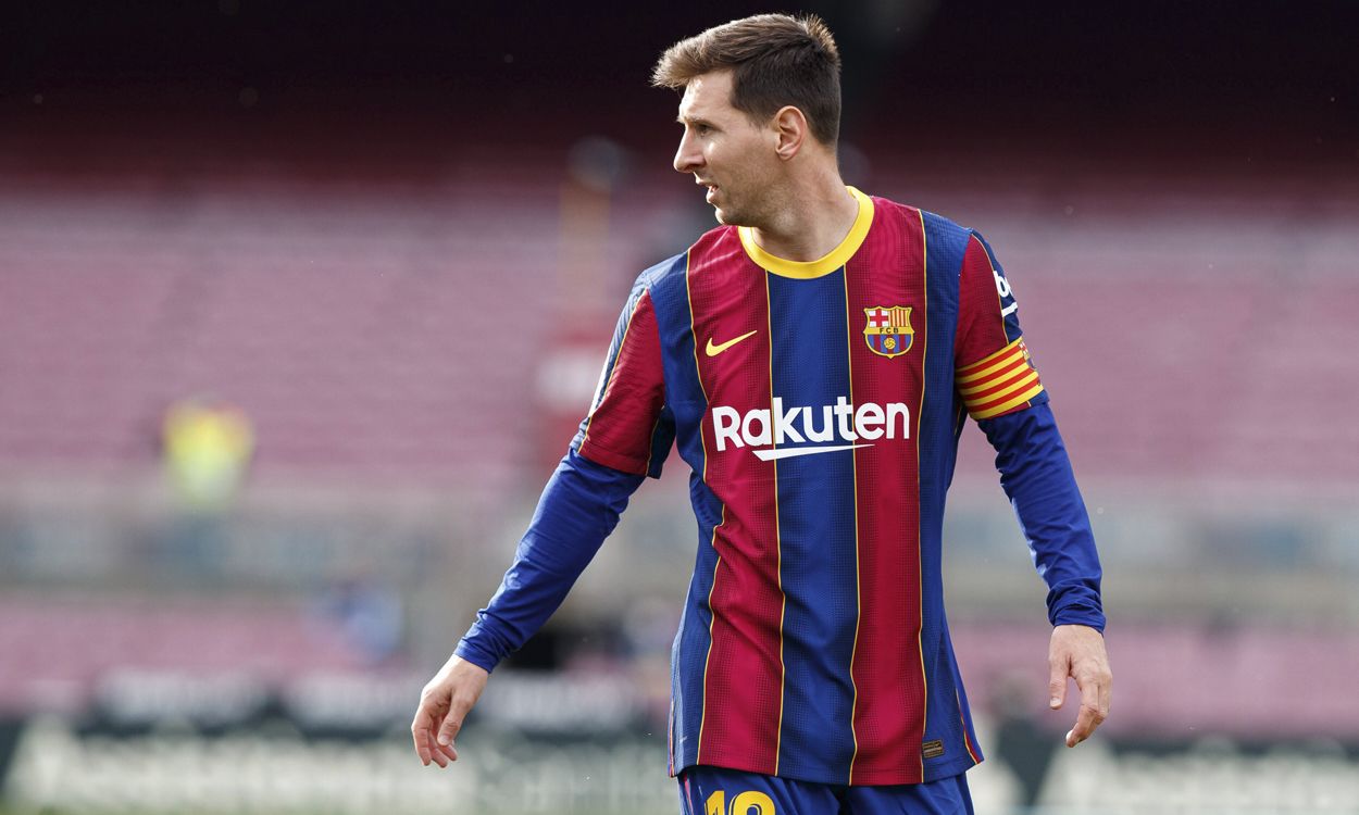 Messi en su posible último partido en el Camp Nou