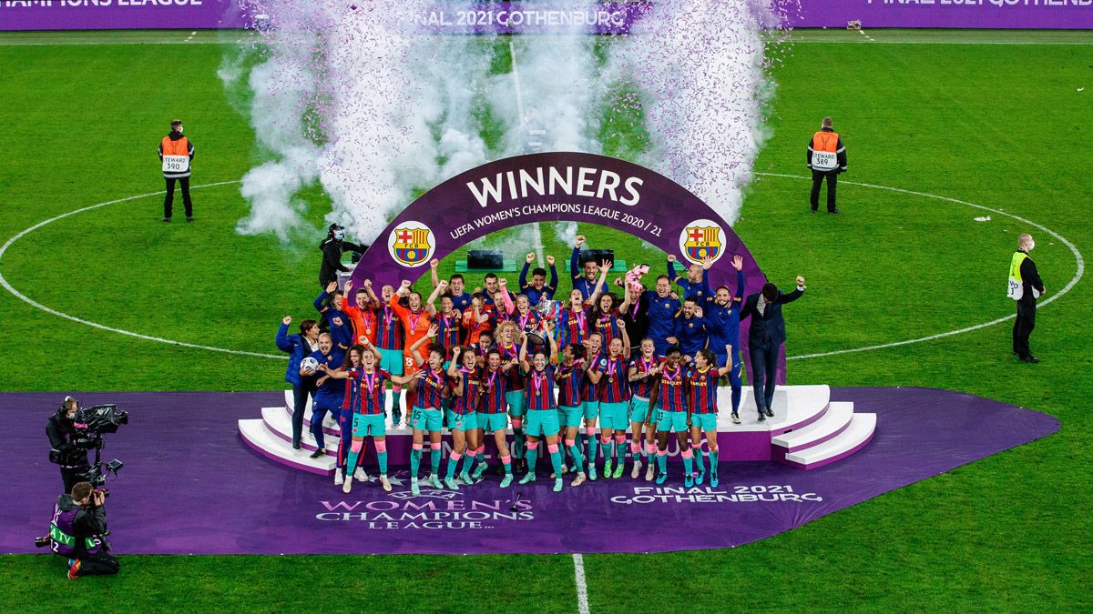 The Barça Feminine, champion of Europe