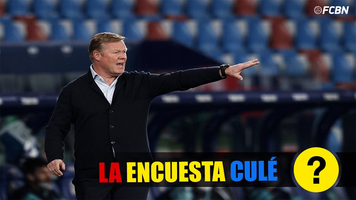 Ronald Koeman, technician of the FC Barcelona