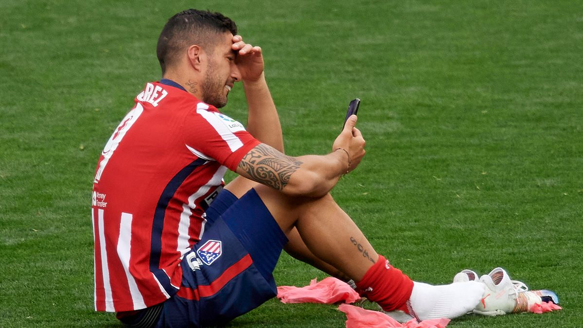 Luis Suárez, after being LaLiga champion with Atlético de Madrid