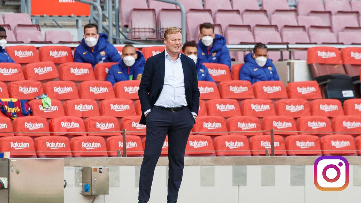 Koeman Published in Instagram a message when finalising this season