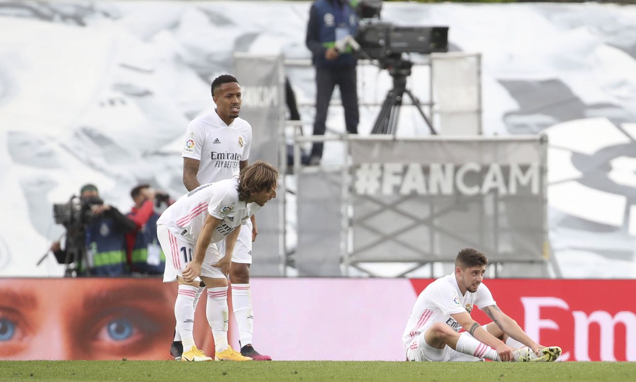 El Real Madrid en un partido de LaLiga