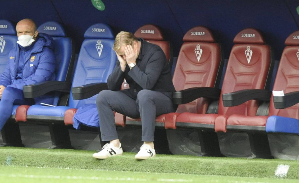 Ronald Koeman, in the last day of League in front of the Eibar