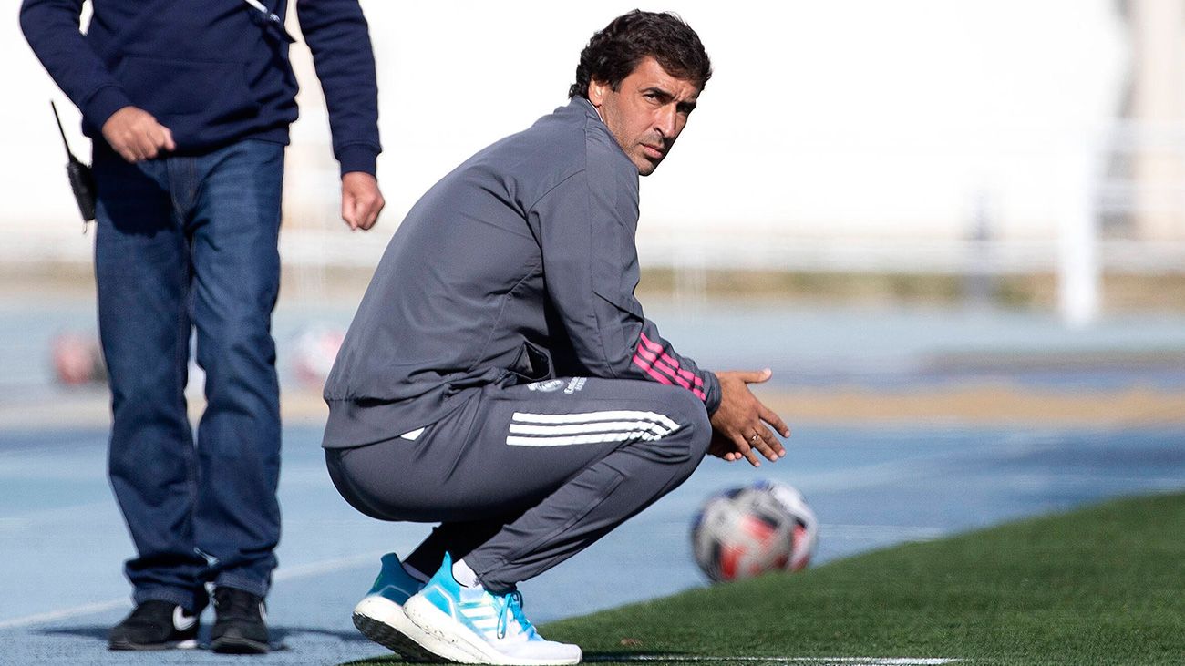 Raúl González, entrenador del Real Madrid Castilla