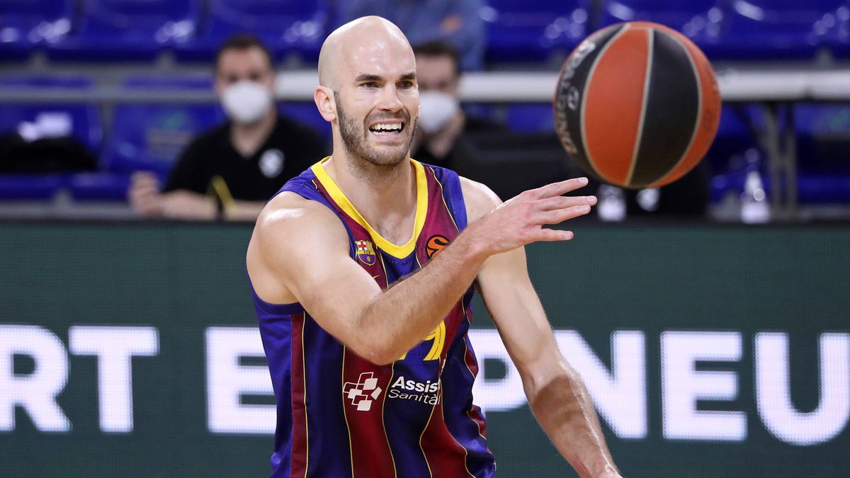 Nick Calathes, player of the FC Barcelona