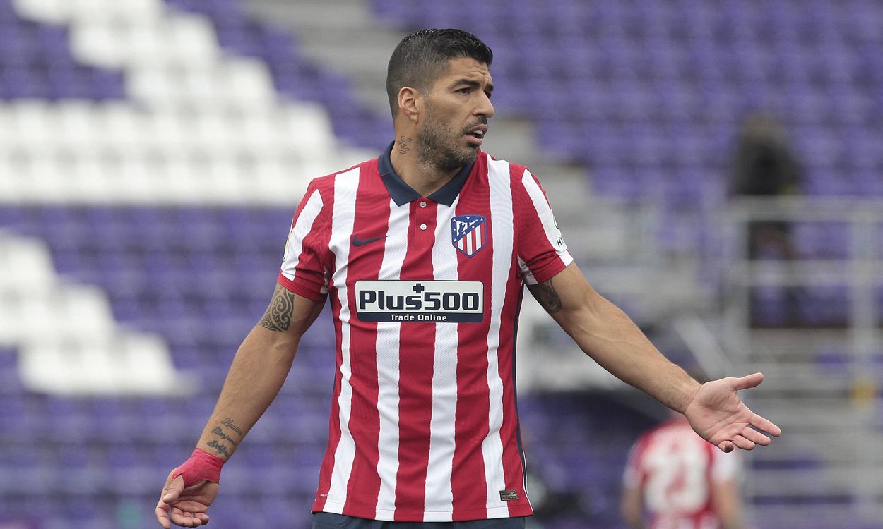 Suárez con el atlético