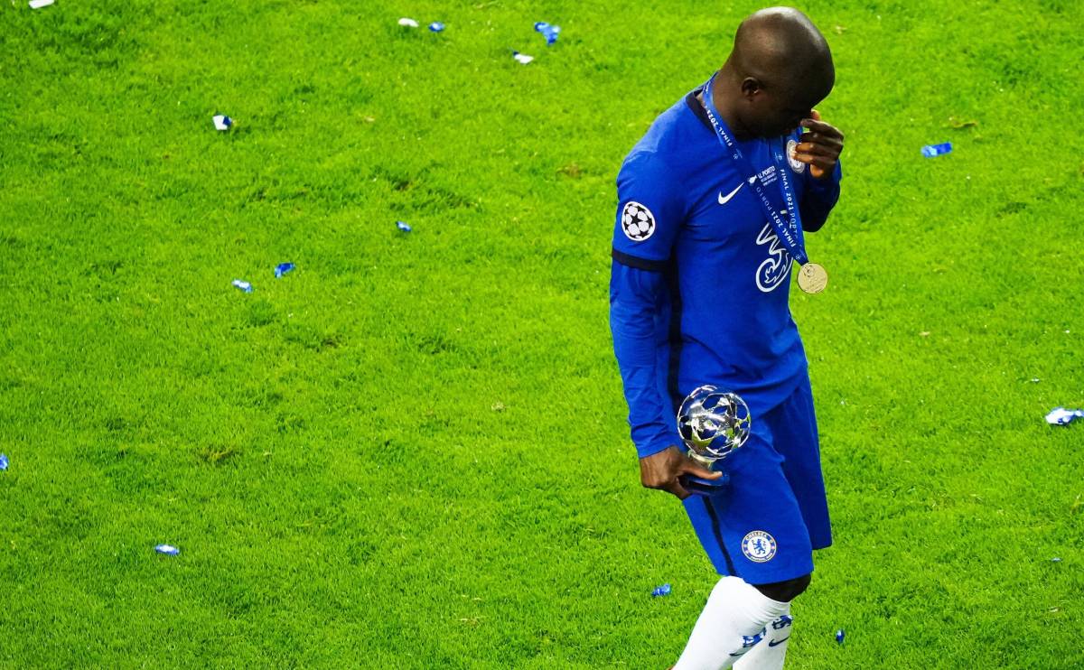 N'golo Kanté, better elected player of the final of Champions 2020 21
