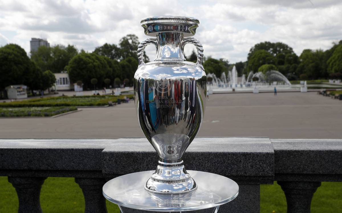 The trophy Henri Delaunay will be given back to the UEFA after the celebrations of the champion of Europe