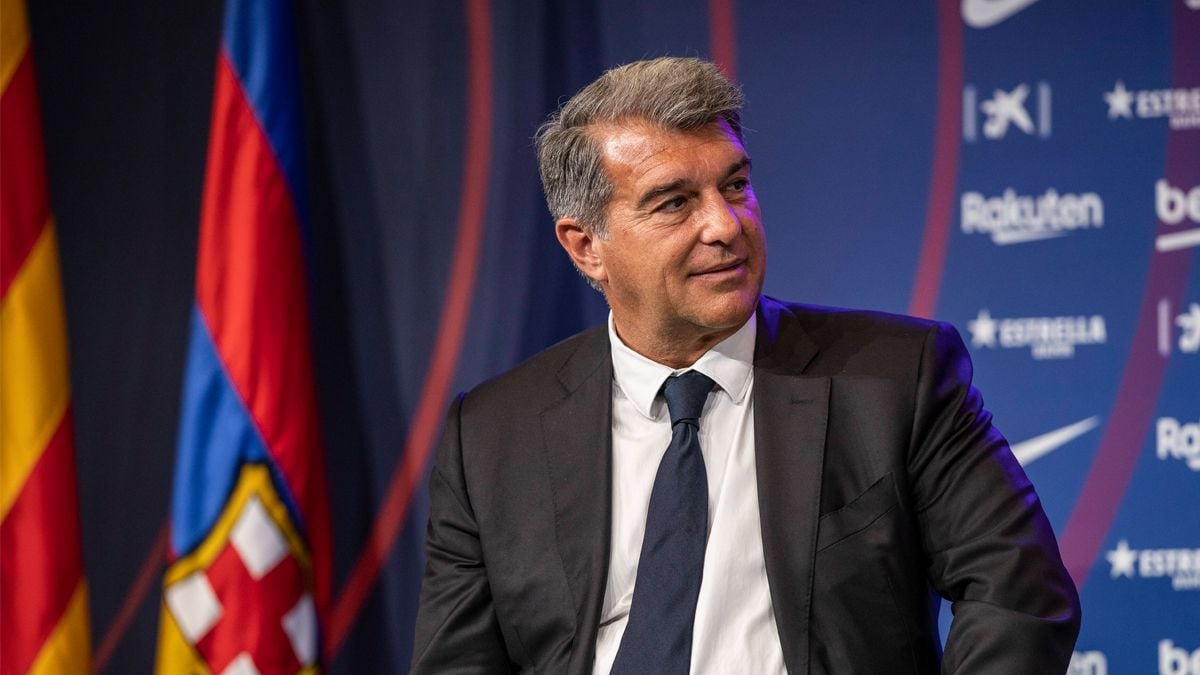 Joan Laporta, in an act of the FC Barcelona