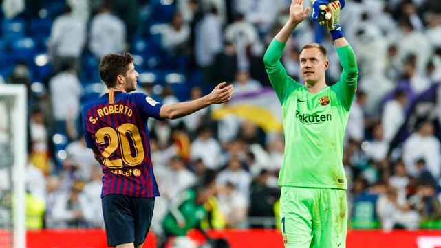 The movements of the Barça that involve to Sergi Roberto and Ter Stegen