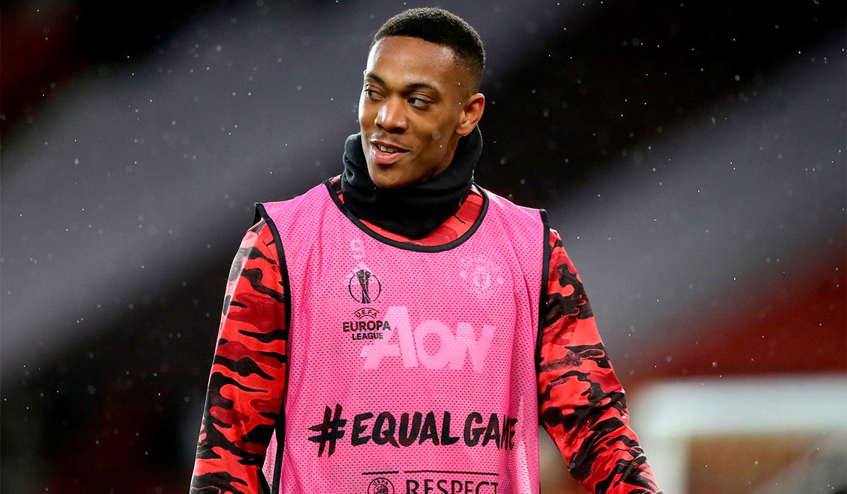 Anthony Martial, player of the Manchester United