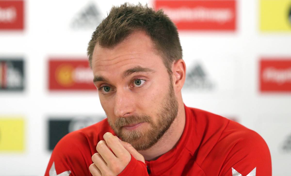 Christian Eriksen, jugador del Inter y la selección de Dinamarca