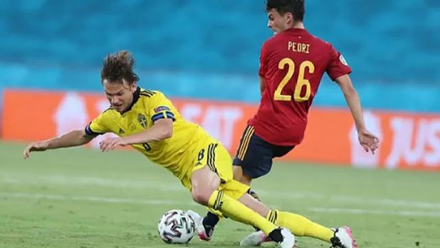 España debutó ante Suecia con Alba y Pedri de titulares