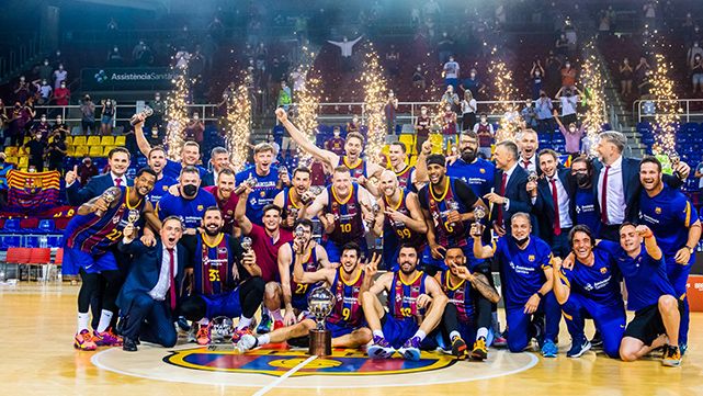 Barça Basket superó al Madrid y proclamó campeón de la de la Liga Endesa